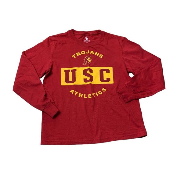 USC | University of Southern California Trojan USC Fight On Shirt Boys Size M - Picture 6 of 7